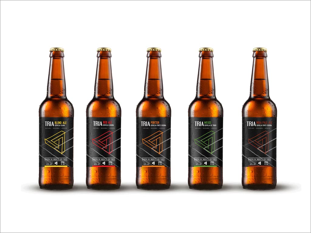 TRIA 啤酒包装设计案例图片欣赏