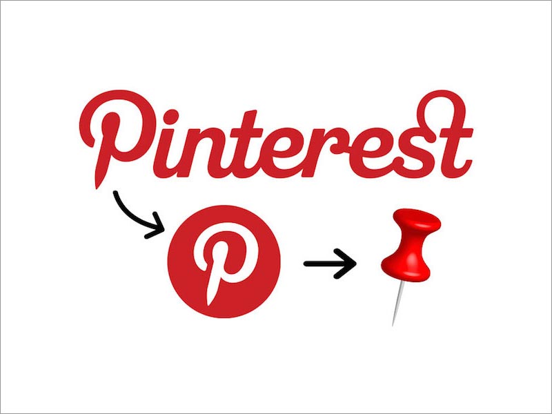 Pinterest 图片采集网站logo设计