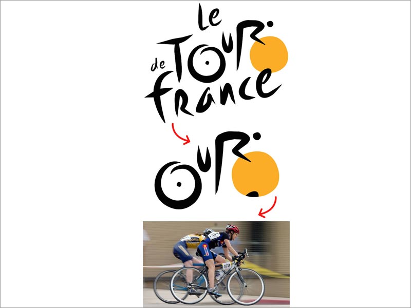 Le环法自行车赛logo设计