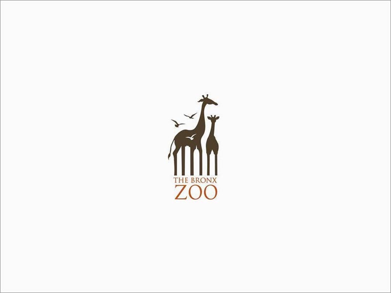 The bronx zoo 布朗克斯动物园logo设计