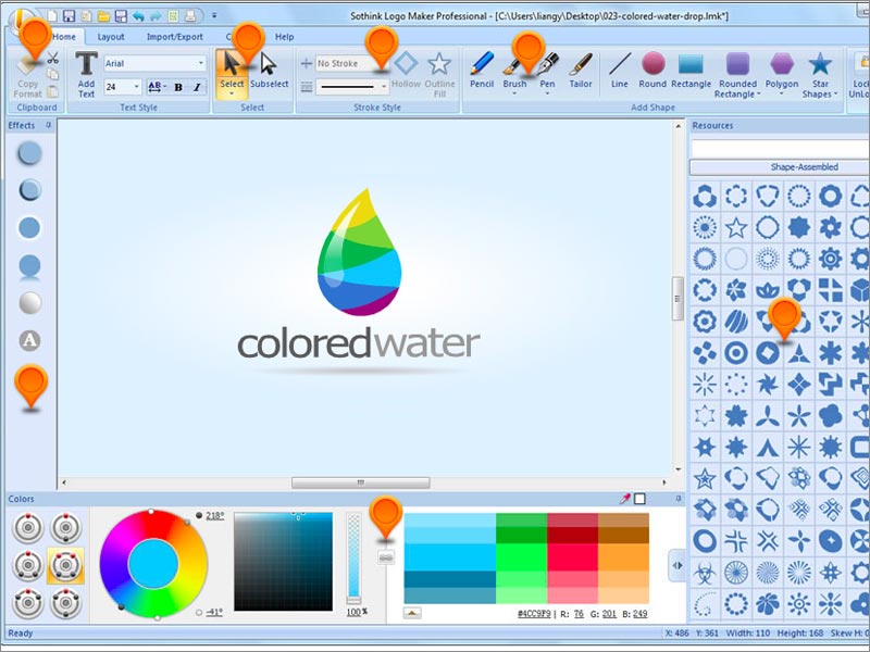 Logo Maker Pro（由Sothink提供）logo与vi设计软件