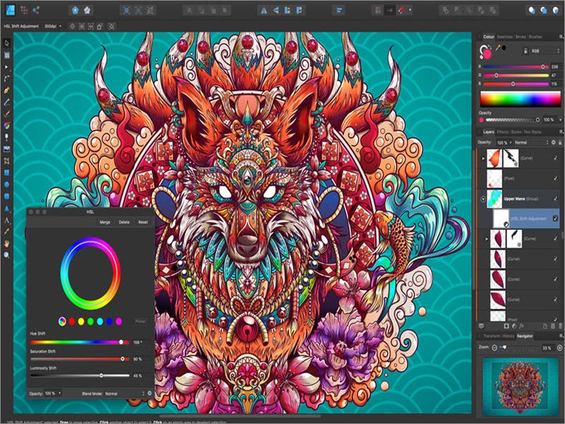 Affinity Designer logo与vi设计软件