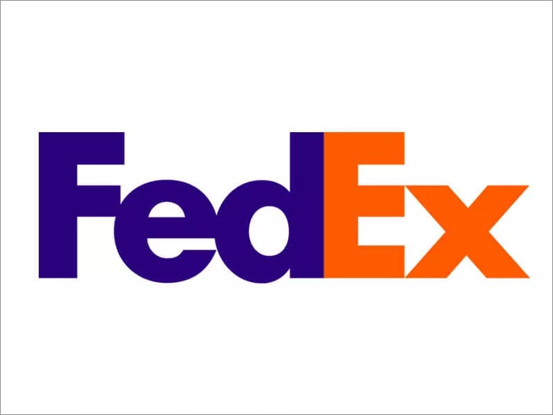 FedEx logo设计中的 - Futura Bold字体