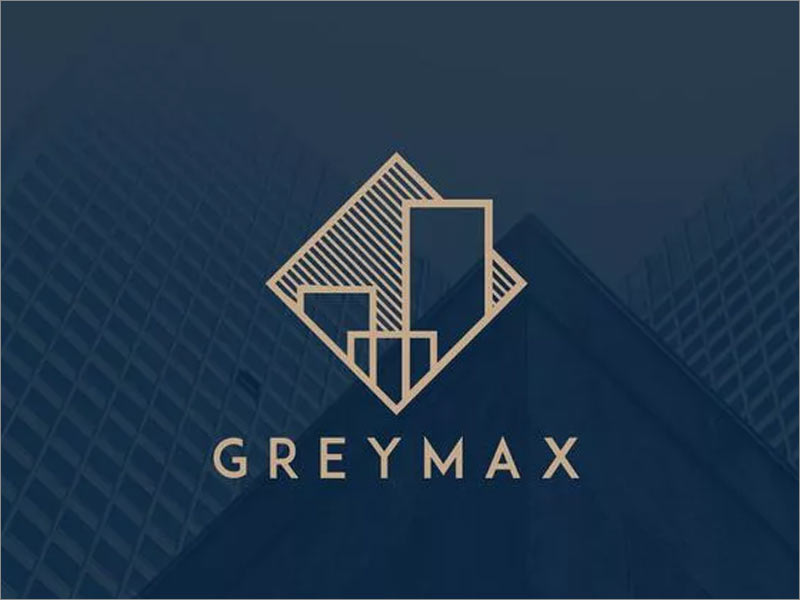 Greymax几何形logo设计案例
