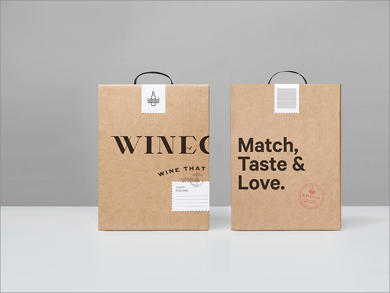 荷兰在线品酒品牌Winecast 酒包装设计