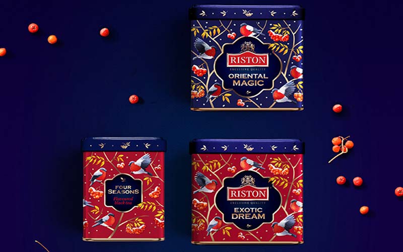斯里兰卡Riston Tea Winter Edition红茶包装设计之插画设计