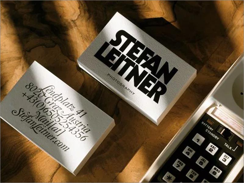 Stefan Leitner摄影logo设计