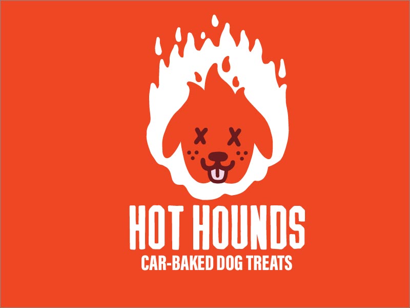 Hound Hounds 汽车烤狗logo设计