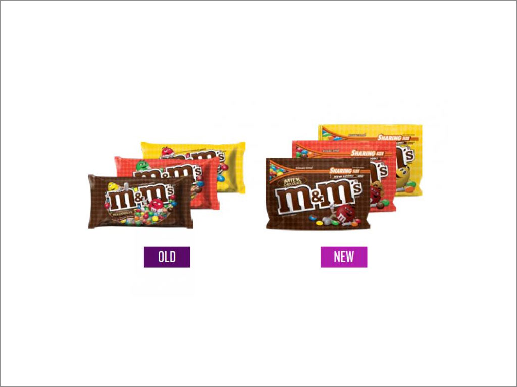 M＆M's（US）：重新设计的包装