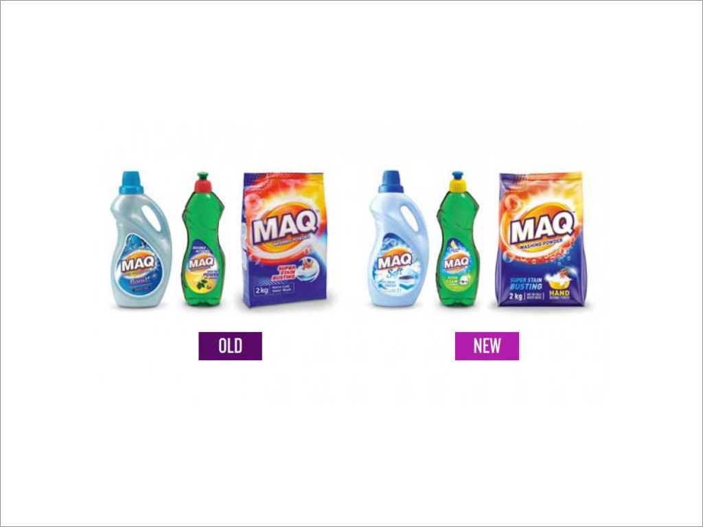 南非MAQ品牌家庭护理产品包装重新优化设计