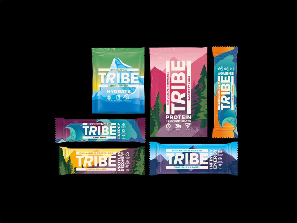 英国Tribe运动营养品包装设计