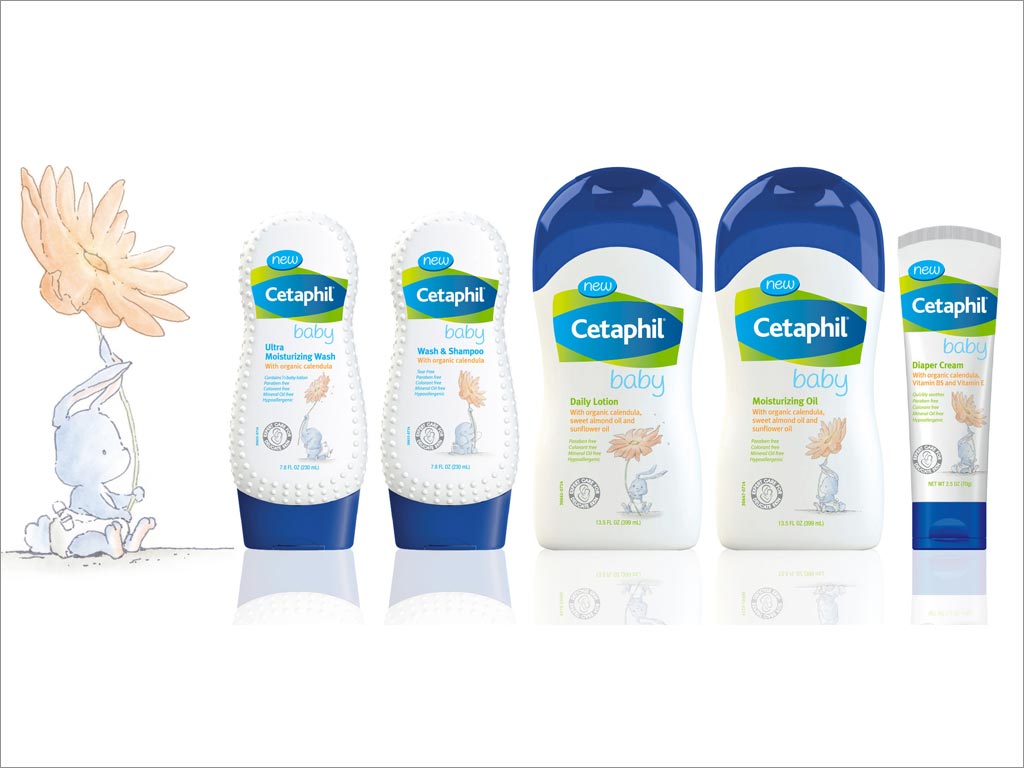 Cetaphil品牌婴儿护肤品包装设计