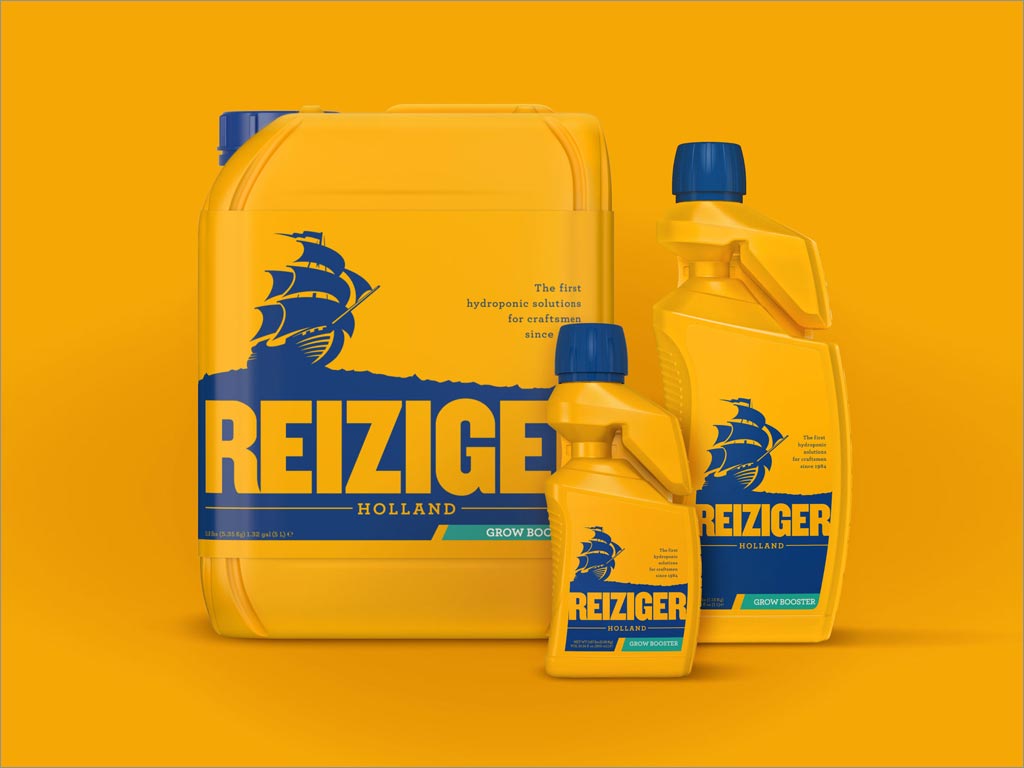 荷兰Reiziger液体肥料塑料桶包装设计