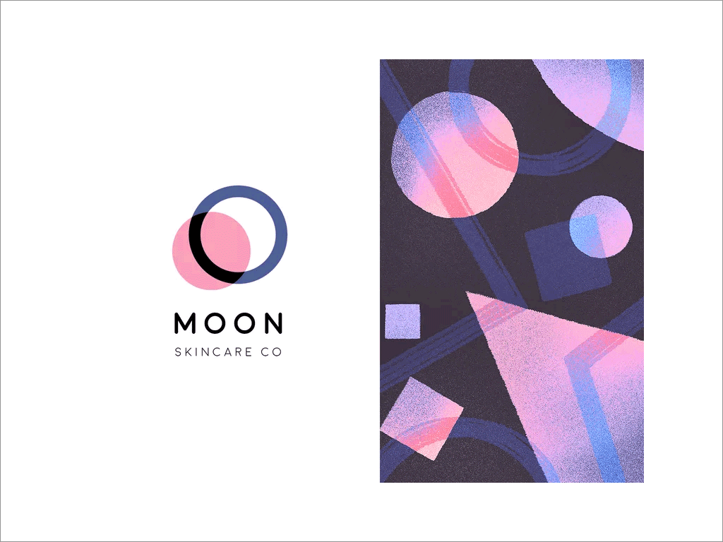 MOON Skincare logo设计