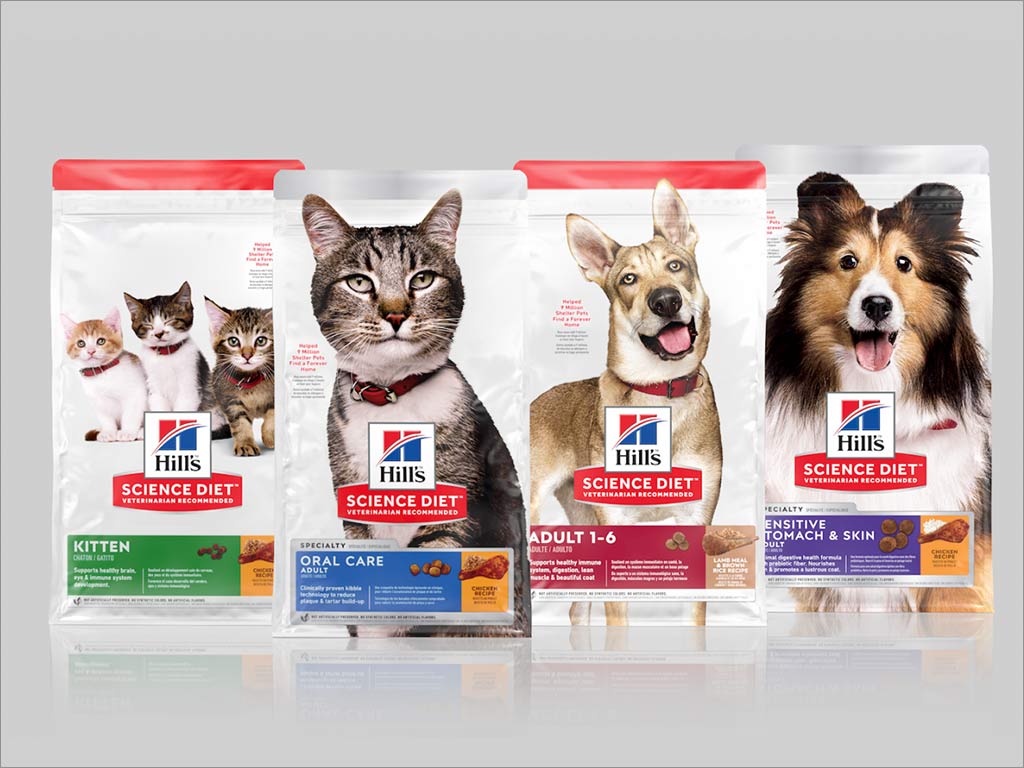 Hill's猫粮狗粮宠物食品包装设计