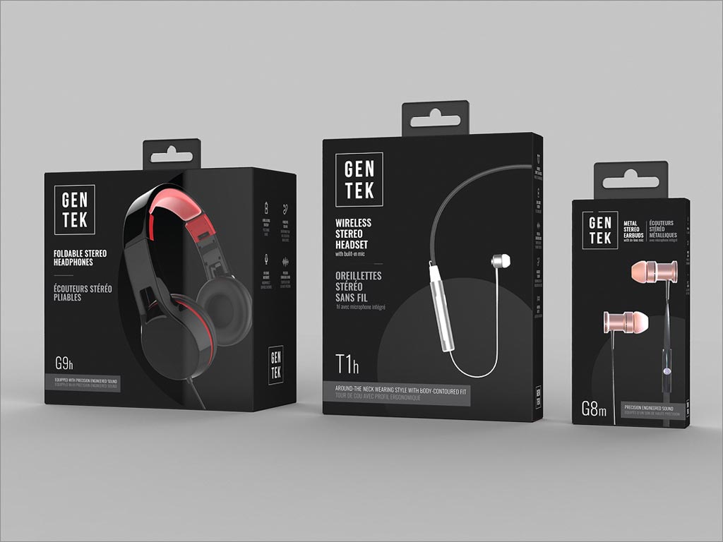 GEN TEK 耳机包装设计