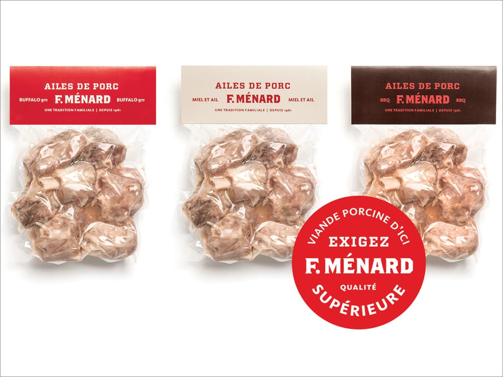 加拿大梅纳德（F.Ménard）猪肉食品包装设计