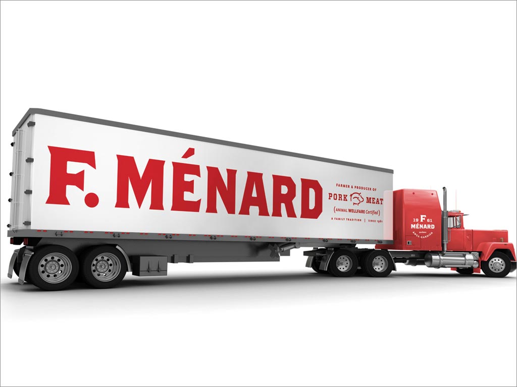 加拿大梅纳德（F.Ménard）猪肉食品运输车体设计