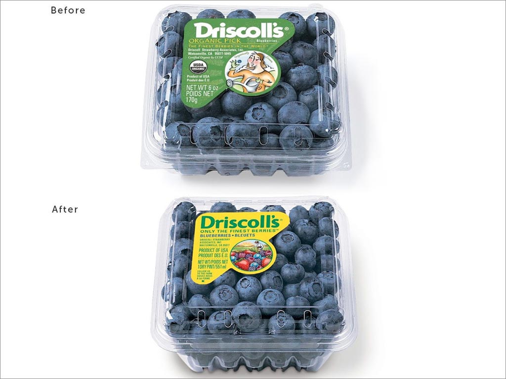 Driscoll's蓝莓包装设计