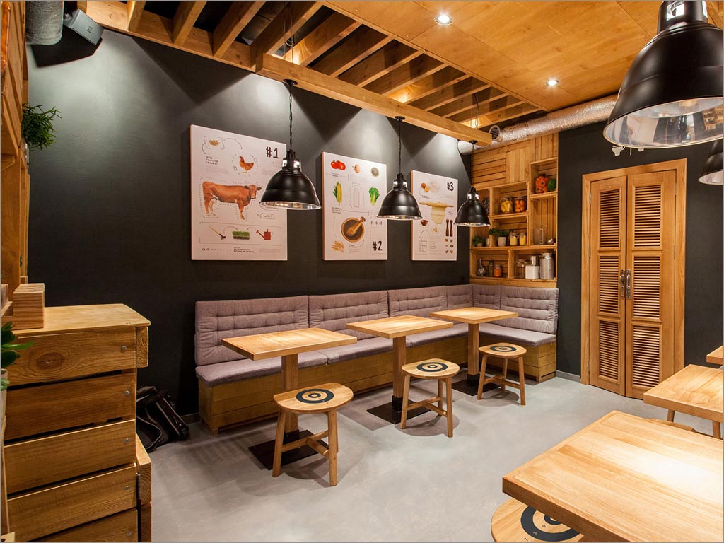 simple快餐厅店面环境设计之就餐区设计
