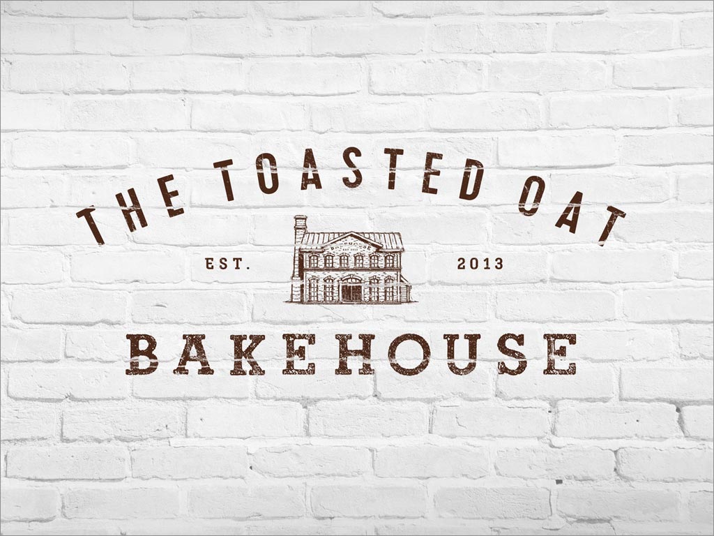 美国THE TOASTED OAT BAKEHOUSE面包品牌logo设计