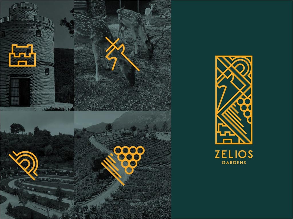 希腊Zelios Gardens花园品牌logo设计之创意理念释义图