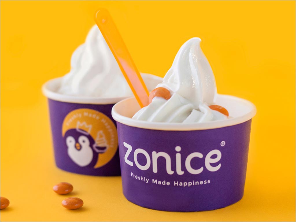 Zonice冰淇淋冷饮店品牌形象设计之冰淇淋桶设计