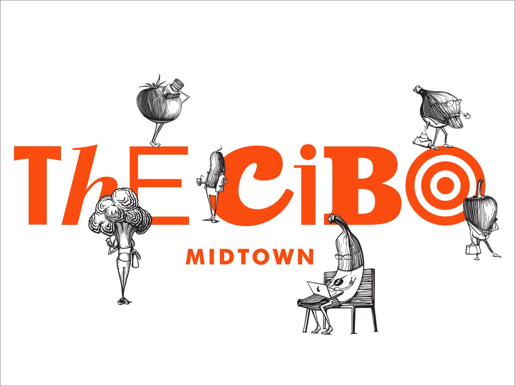 THE CIBO餐厅logo设计