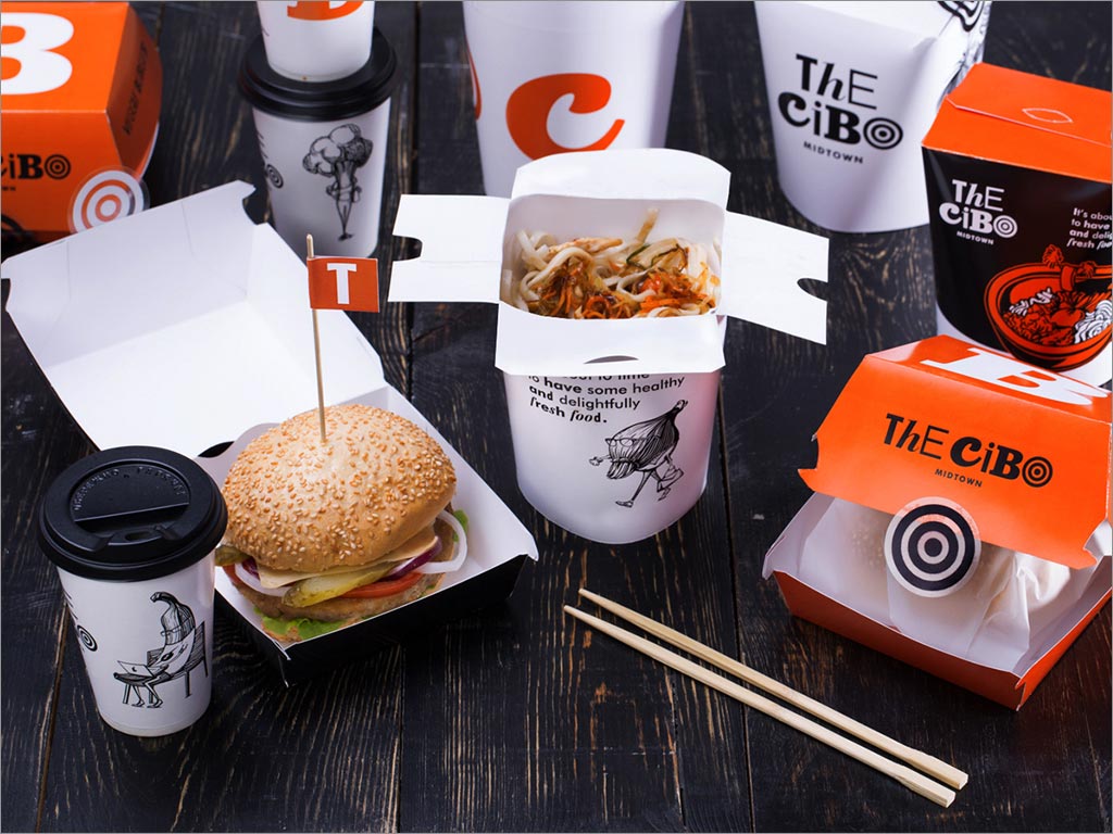 THE CIBO餐厅品牌形象设计之餐盒设计