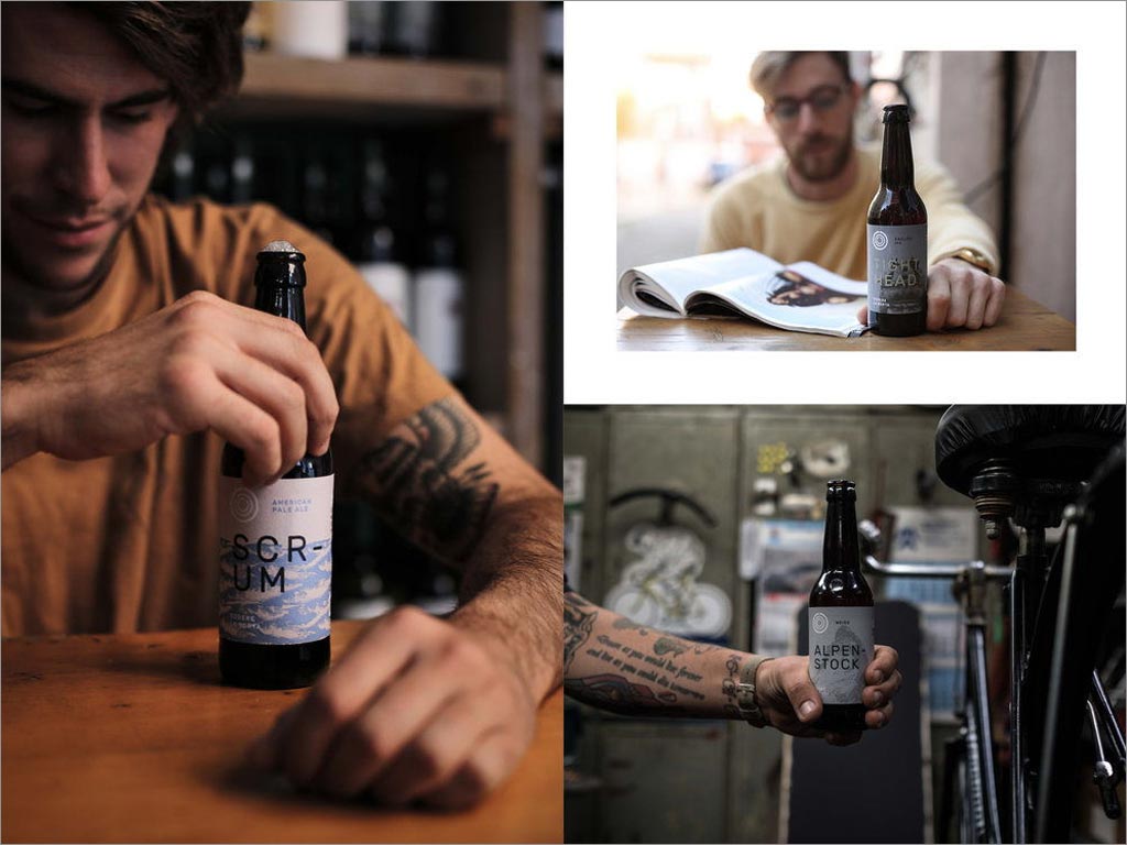 意大利Podere La Berta精酿啤酒包装设计之实物成品摄影
