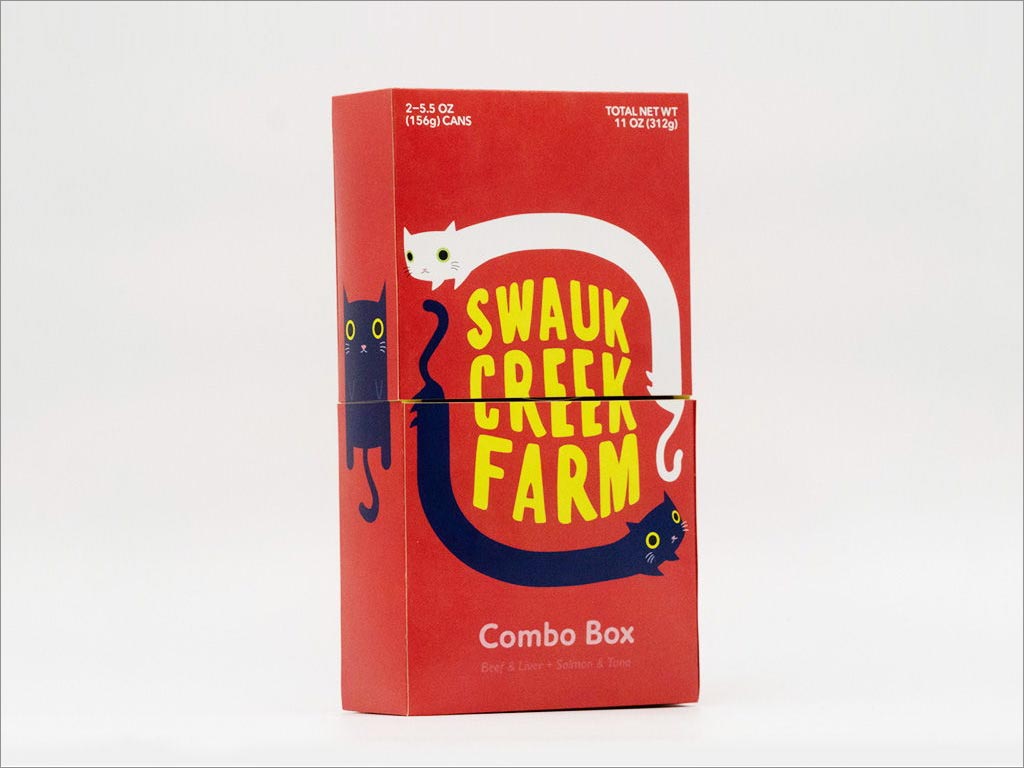 Swauk Creek Farm猫粮纸盒包装设计