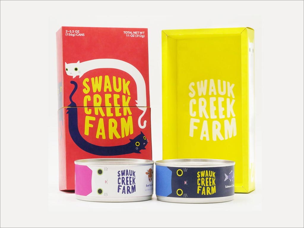 Swauk Creek Farm猫粮包装设计之开封图