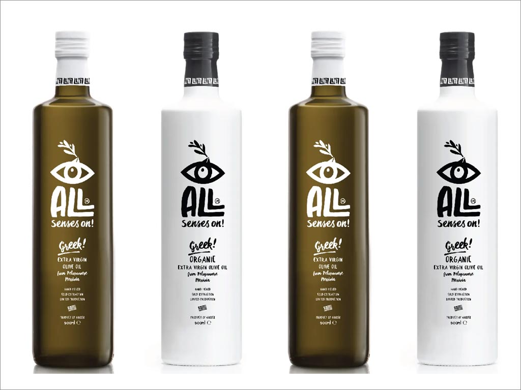 希腊All Senses On橄榄油包装设计