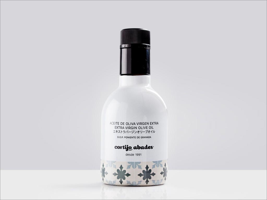 西班牙cortijos橄榄油包装设计之500毫升玻璃瓶装