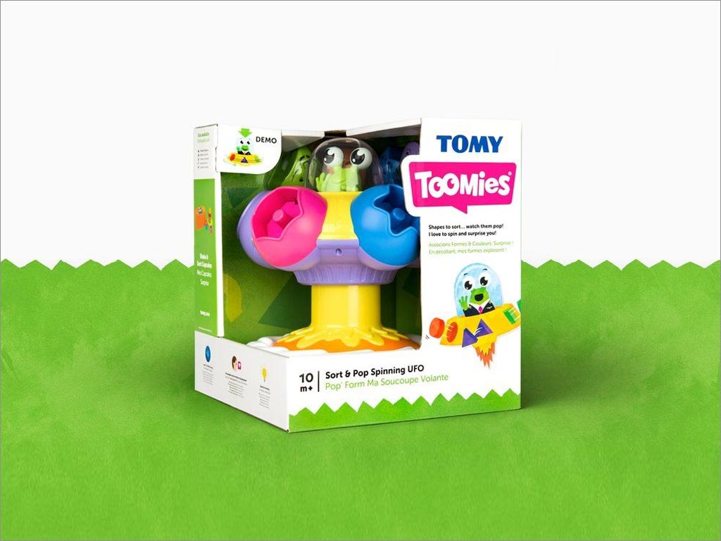 英国TOMY婴幼儿童玩具包装设计