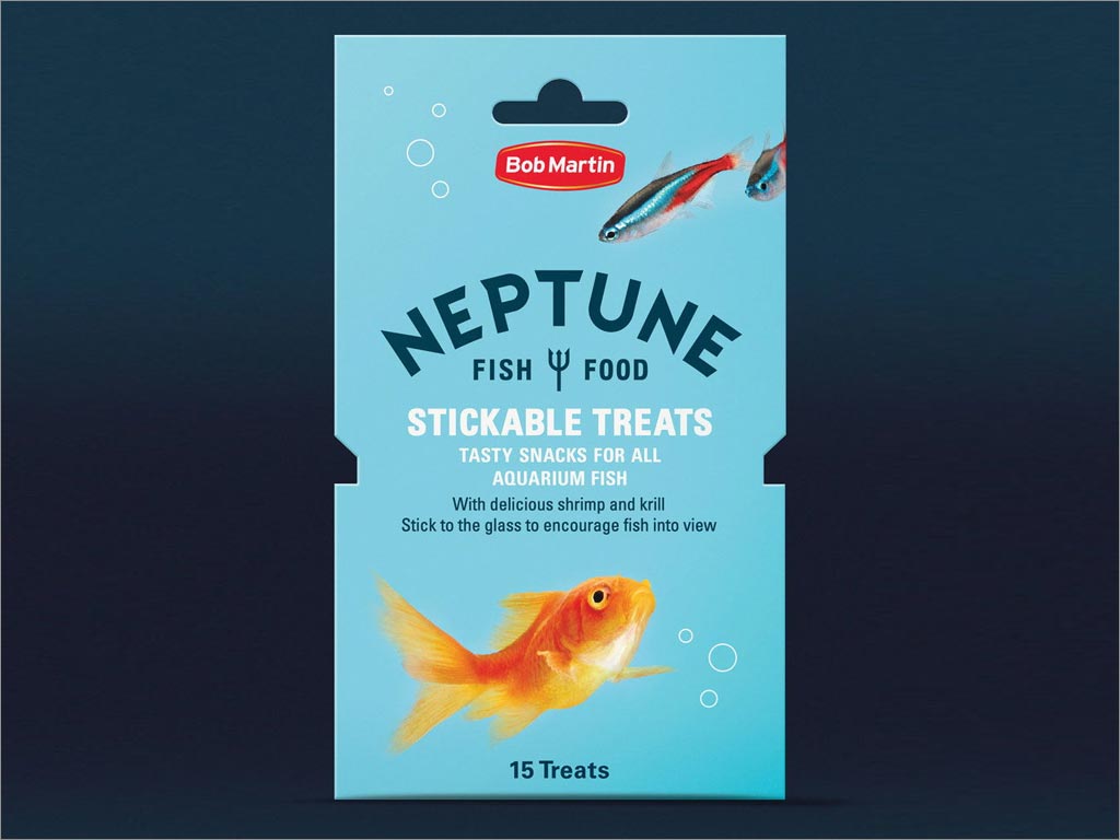 Bob Martin Neptune观赏鱼食饲料包装设计