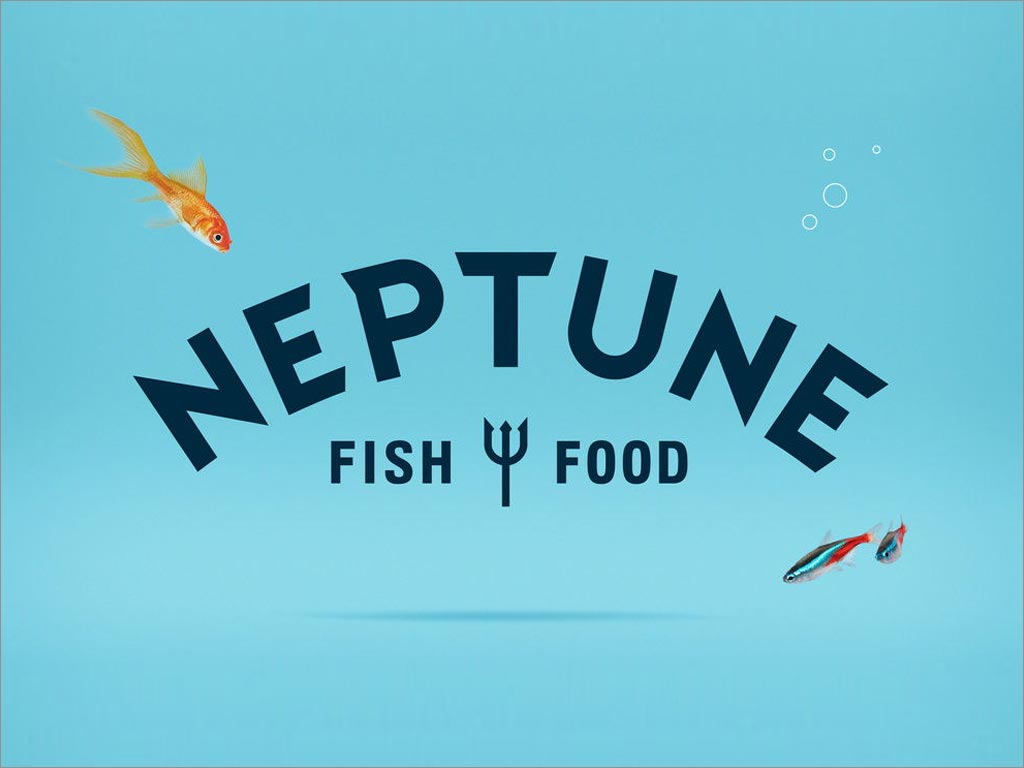Bob Martin Neptune观赏鱼食饲料logo设计