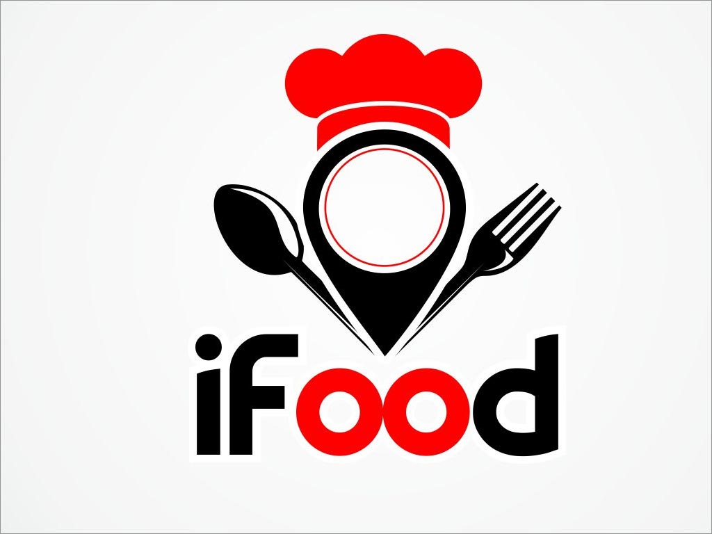 ifood 餐饮logo设计