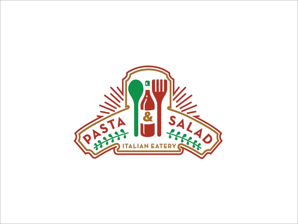 padta salad西餐厅logo设计