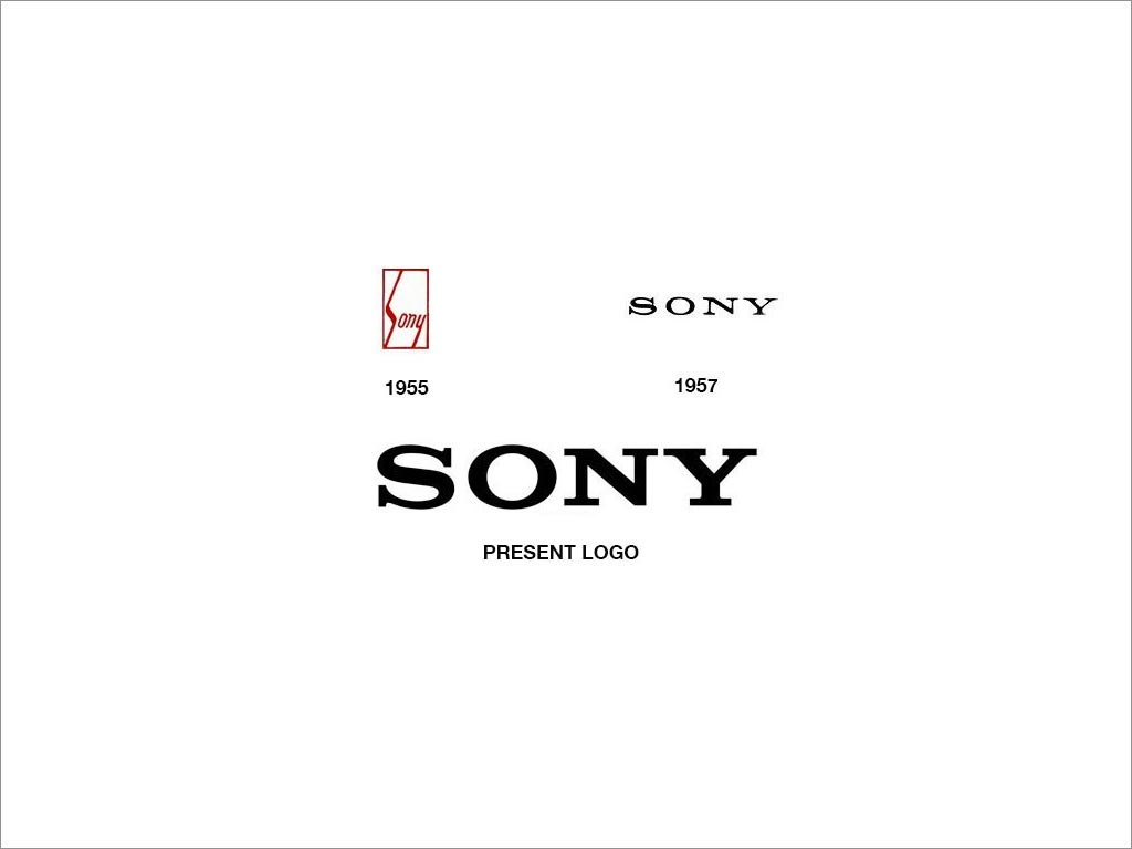SONY logo设计及其演变过程