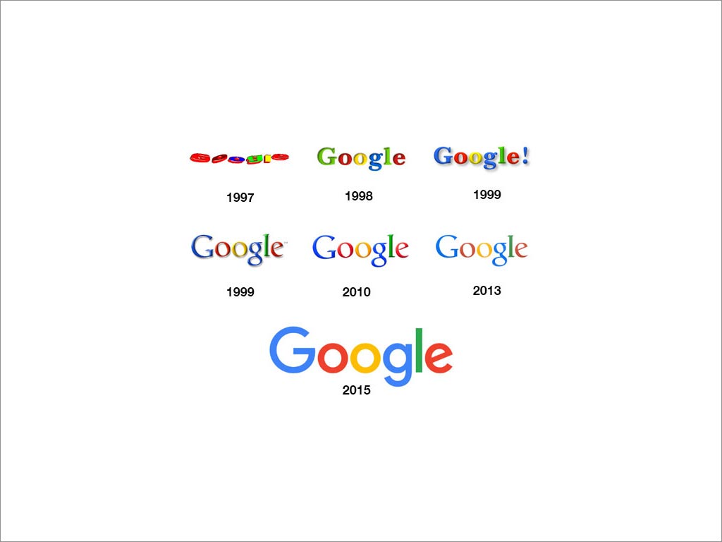 GOOGLE logo设计及其演变过程