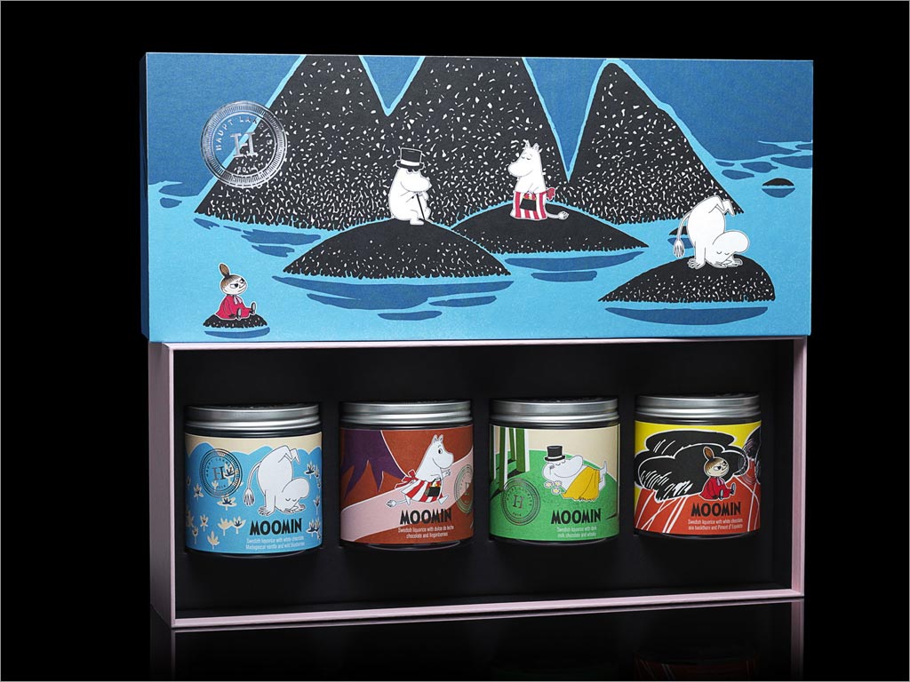 瑞典Moomin糖果礼盒包装设计开盒展示
