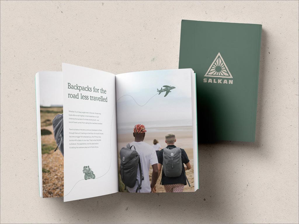 Salkan旅行背包产品手册设计