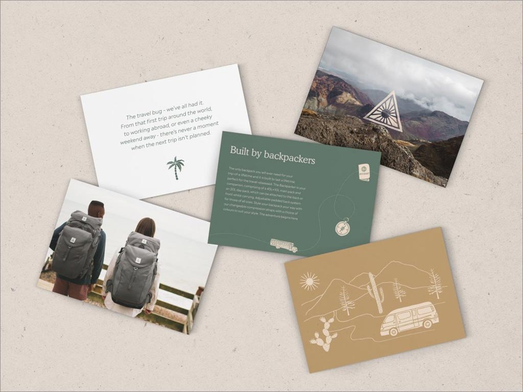 Salkan旅行背包产品宣传彩页设计