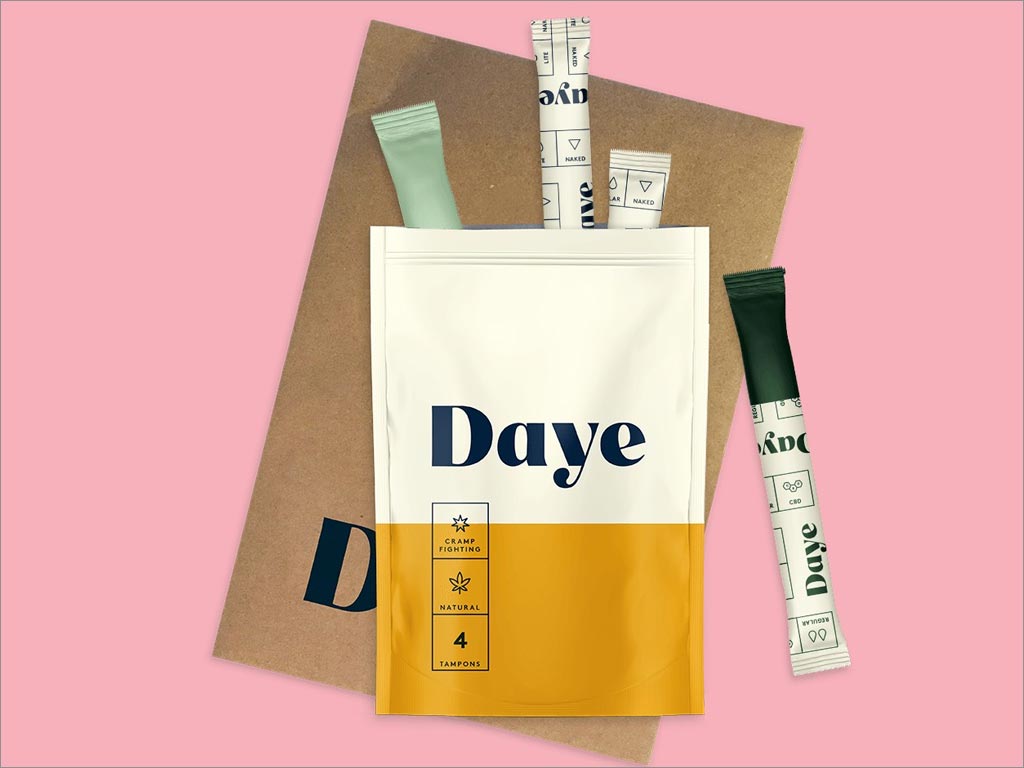英国Daye卫生棉条包装设计