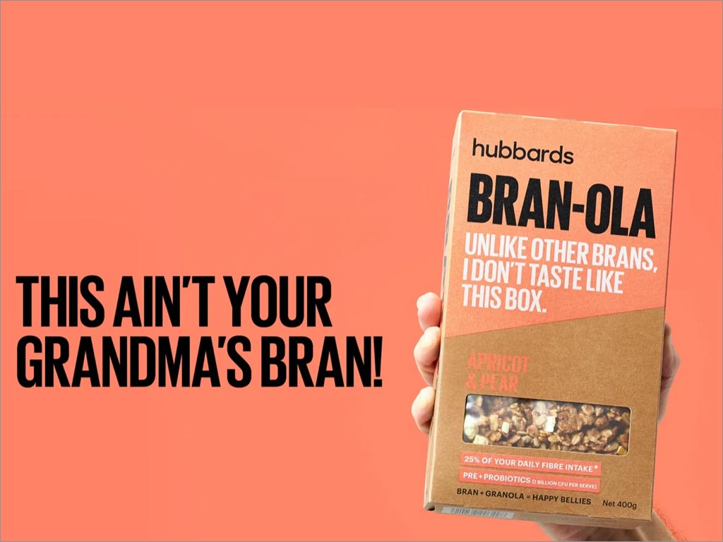 Hubbards麸皮早餐食品海报设计