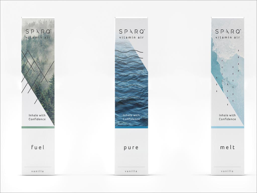 Sparq类电子烟吸入器包装设计