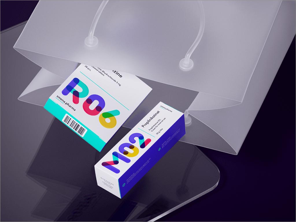 Smena Pharma药品包装盒设计