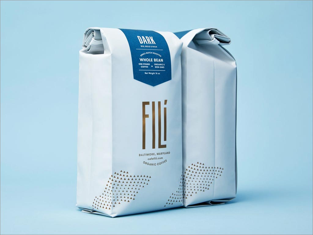 fili菲力咖啡厅咖啡包装设计