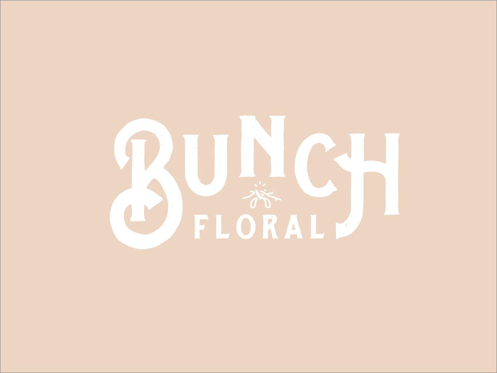 Bunch Floral花店品牌logo设计